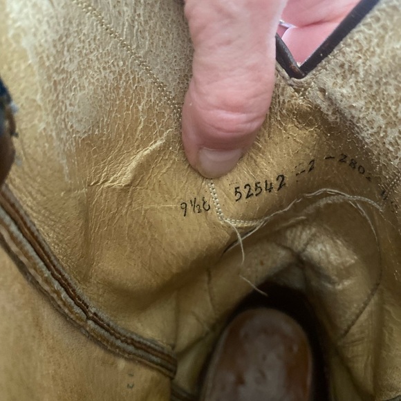 Panhandle Slim by Sanders Men's Western Boots
9.5E | Brown Leather Cowboy Boots - Picture 9 of 10